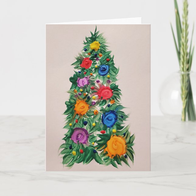 Cartão De Festividades Artista Autismo Candy Waters (Frente)