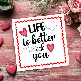 Cartão De Festividades Artistic Hand Drawing Valentine Card for Wife