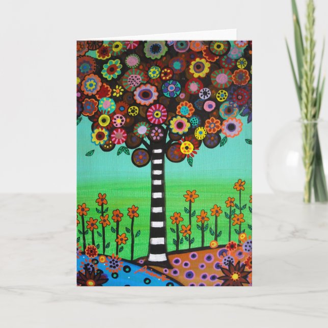 CARTÃO DE FESTIVIDADES ÁRVORE DA VIDA (Frente)