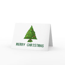 árvore de 8 bits do feriado do Natal do pixel do