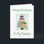 CARTÃO DE FESTIVIDADES ÁRVORE DE CRAFTY PARA PROFESSORES ESPECIAIS EM NAT<br><div class="desc">ESTA ÁRVORE VAI SORRIR A CARA DO PROFESSOR DE "VOCÊ" POR CERTEZA! E UM "OBRIGADO" É ***SEMPRE APRECIADO*** COM CERTEZA. OBRIGADOS PARA PARAR POR UM DOS MEUS 8 ARMAZÉNS. FELIZ NATAL PARA VOCÊ!!1</div>