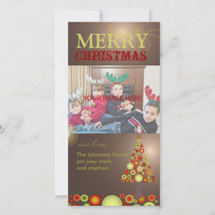 Cartão De Festividades Árvore de Enfeites de natal Retroativos PixDezine