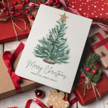 Árvore de Natais vintages Minimalistas Verdes