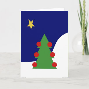Cartão De Festividades Árvore de Natal