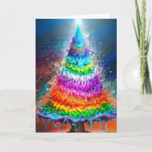 Cartão De Festividades Árvore de Natal