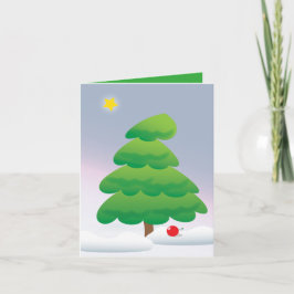 Cartão De Festividades Árvore de Natal