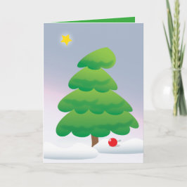 Cartão De Festividades Árvore de Natal