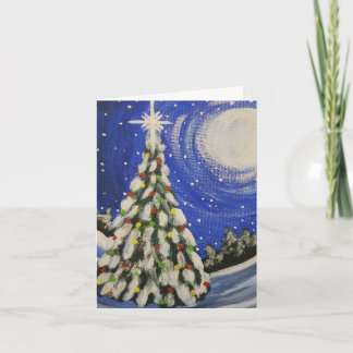 Cartão De Festividades Árvore de Natal