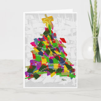 Cartão De Festividades Árvore de Natal