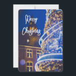 Cartão De Festividades árvore de Natal<br><div class="desc">Para mais modificações (estilo de fonte,  cor de fonte,  posição de texto),  clique em "Editar design".</div>