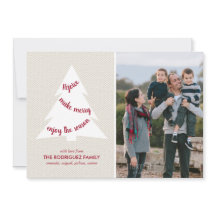 Árvore de Natal Branca Elegante em Foto Personaliz