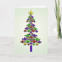 Árvore de Natal da flor de lis