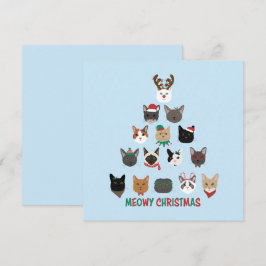 Cartão De Festividades Árvore de Natal de Cat