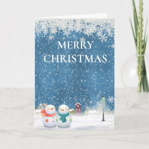 Cartão De Festividades Árvore de Natal decorativa de Natal feliz no Natal