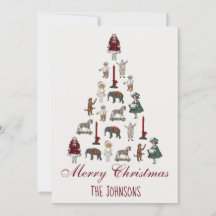 Árvore de Natal Feita de Brinquedos Antigos