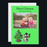 Cartão De Festividades Árvore de Natal Feliz e Placa Plana 3D Snowman<br><div class="desc">Feliz celebração de Natal com este item. Este design parece bom em qualquer produto. ⭐ PERSONALIZAR este modelo com o seu trabalho de arte. ⭐ EDITÁ-lo ainda mais para fazer mais alterações. ⭐ TRANSFERIR este design para qualquer produto. Visite todas as minhas lojas em bit.ly/SandyspiderStores (recortar e colar).</div>