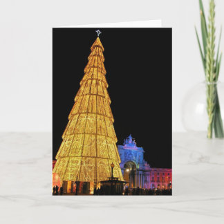 Cartão De Festividades Árvore de Natal grande de Europa