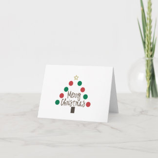 Cartão De Festividades Árvore de Natal Notecard