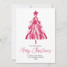 Árvore de Natal rosa de Natal
