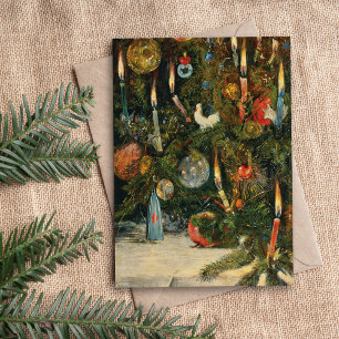 Cartão De Festividades Árvore de Natal Rudolf Bernhard Willmann