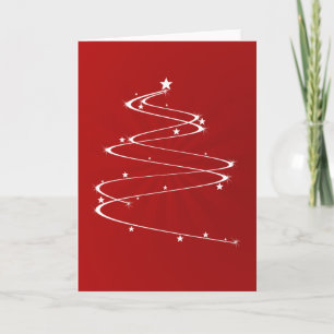 Cartão De Festividades Árvore de Natal Sparkle