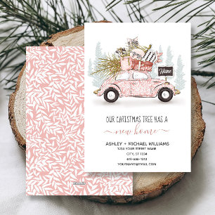 Cartão De Festividades Árvore de Natal Tem uma Nova Movimentação de Aq