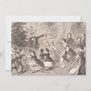 Cartão De Festividades Árvore de Natal Winslow Homer