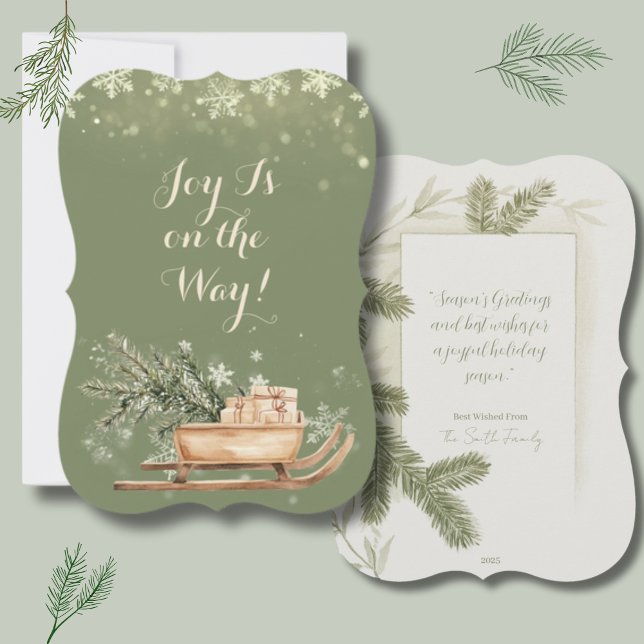 Cartão De Festividades Árvore de Pinheiro no Carro Felicitação de Férias (christmas card, vintage christmas card, retro christmas card, red car christmas tree, christmas tree)