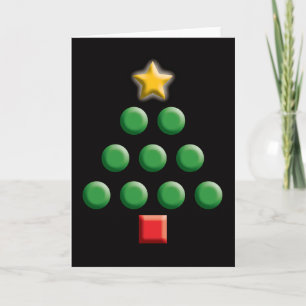 Cartão De Festividades Árvore Gráfica de Natal