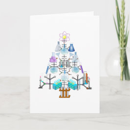 Cartão De Festividades Árvore Química Oh Árvore de Natal