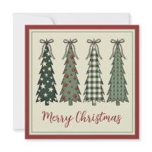 Árvores de Natal Rústicas Personalizadas