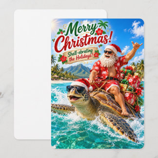 Cartão De Festividades As Aventuras Alegres do Papai Noel | Celebrando o 