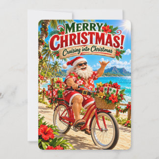Cartão De Festividades As Aventuras Alegres do Papai Noel | Navegando par