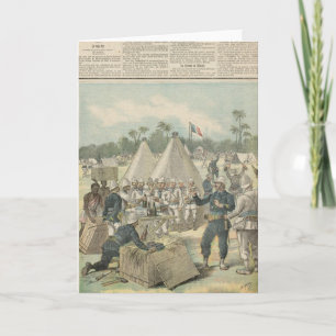 Cartão De Festividades As caixas de ano novo em Dahomey