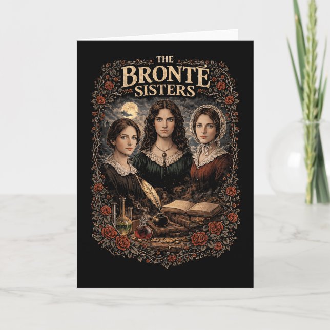 Cartão De Festividades As Irmãs Brontë (Frente)