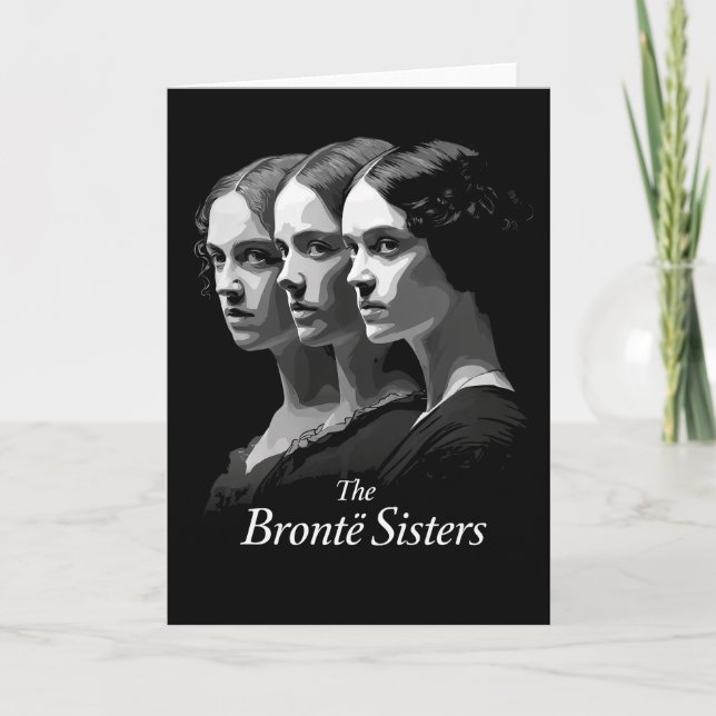 Cartão De Festividades As Irmãs Brontë (Frente)