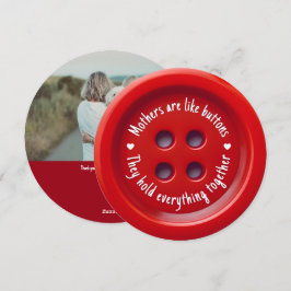 Cartão De Festividades As mães são como botões | DIA DE AS MÃES