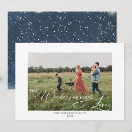 Cartão De Festividades As Maravilhas de Sua Foto Foto de Amor, Snowy