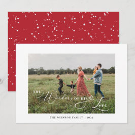 Cartão De Festividades As Maravilhas de Sua Fotografia de Amor Vermelho
