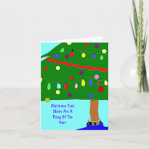 As saias das árvores de Natal são coisa do passado