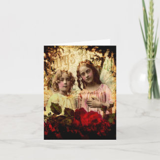 Cartão De Festividades Asas