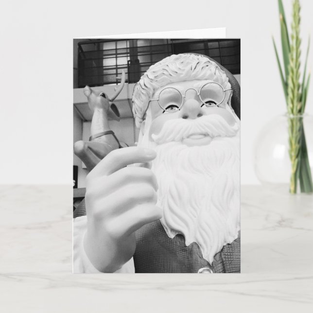 Cartão De Festividades Ásia, Japão, Tóquio. Papai Noel em Ikebukuro (Frente)