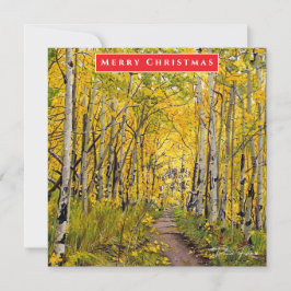 Cartão De Festividades Aspen Tree Holiday ou Ocassion Greeting Card