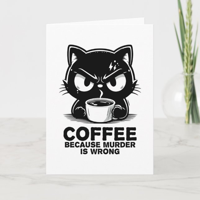 Cartão De Festividades Assassinato está errado (Frente)