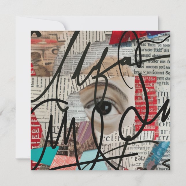 Cartão De Festividades Assinaturas (Frente)