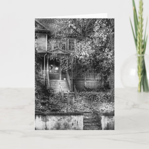 Cartão De Festividades Assombrado - Abandonado