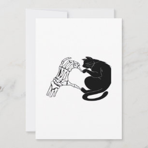 Cartão De Festividades Até que a Morte Gatos nos Separe Clássico