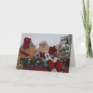 Cartão De Festividades Atração de Cidade de Tradição de Papais noeis