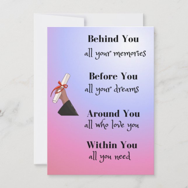 Cartão De Festividades Atrás De Todas As Suas Memórias (Frente)