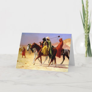Cartão De Festividades Atravessando o deserto